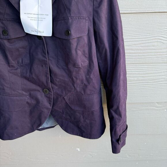 Lafayette 148 New York plum purple jacket - Picture 3 of 5